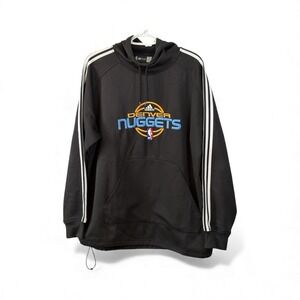 Adidas Denver Nuggets NBA Fusion Climawarm Black Hoodie Men